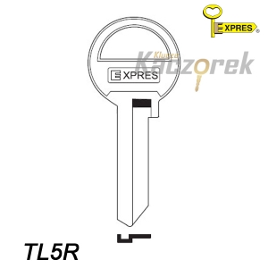Expres 058 - klucz surowy mosiężny - TL5R